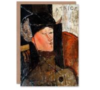 Artery8 Amedeo Modigliani Art Card Portrait of Beatrice Hastings