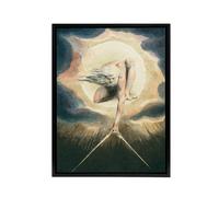 Artery8 Ancient of Days Setting Compass to Earth Blake Framed Canvas Wall Art | Size: W18" x H24" Artery8 Multicolor W18" x H24"