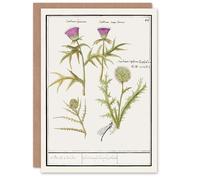 Artery8 Anselmus de Boodt Art Card Thistle and Artichoke Flowers