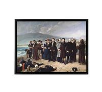 Artery8 Antonio Gisbert Execution of Torrijos Framed Canvas Wall Art Print | Size: W18" x H24" Artery8 Multicolor W18" x H24"