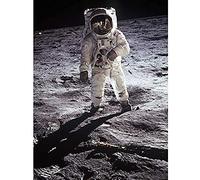 Artery8 Apollo 11 Astronaut Aldrin Armstrong 50th Anniversary Moon Landing Unframed Wall Art Print Poster Home Decor Premium