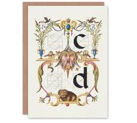 Artery8 Art Card Pictoral Letter Guide C And D Model Book of Calligraphy