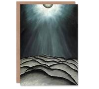 Artery8 Arthur Dove Art Card Moon & Sea No II Abstract Painting in Blue Artery8 Blue