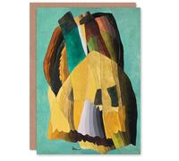 Artery8 Arthur Dove Art Card Shore Road Abstract Coastal Landscape Blank Greeting Card