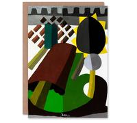 Artery8 Arthur Dove Art Card The Inn Abstract Landscape Painting Artery8 Multicolor