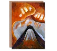Artery8 Arthur Dove Personalised Art Card Mountain and Sky Abstract Landscape Custom Greeting Card
