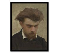 Artery8 Artist Self Portrait Painting Latour Framed Wall Art Print A4