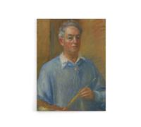 Artery8 Artist Self Portrait William James Glackens Canvas Wall Art Print | Size: W12" x H16" Artery8 Multicolor W12" x H16"