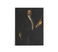Artery8 Artist William Merritt Chase Portrait Sargent Canvas Wall Art Print in Black | Size: W12" x H16" Artery8 Black W12" x H16"