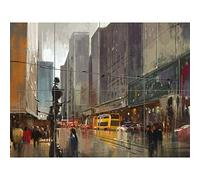 Artery8 Asian Cityscape Painting XL Giant Panel Poster (8 Sections)