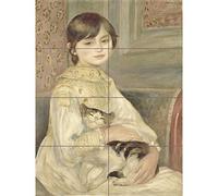 Artery8 Auguste Renoir Julie Manet XL Giant Panel Poster (8 Sections)