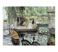 Artery8 Auguste Renoir La Grenouillere XL Giant Panel Poster (8 Sections)