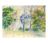 Artery8 Auguste Renoir View Of A Park XL Giant Panel Poster (8 Sections)