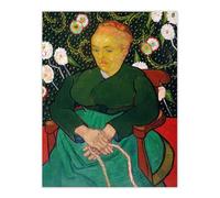 Artery8 Augustine Roulin Rocking a Cradle Unframed Wall Art Print Poster 12X16 Artwork By Van Gogh : Maternal Portrait Print Suited For Bedroom Or Nursery Expressing Care Comfort And Peaceful Emotion