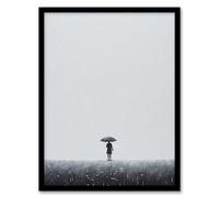 Artery8 Autumn Walk By Amy Denver Minimalist Soft Pastel Grey Minimalism Simple Modern Artwork Artwork Framed Wall Art Print A4