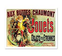 Artery8 Aux Buttes Chaumont Jouets French Ad Monica's Apartment Friends Art Print Framed Poster Wall Decor 12x16 inch
