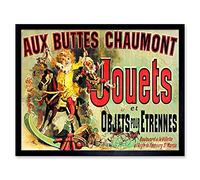 Artery8 Aux Buttes Chaumont Jouets French Ad Monica's Apartment Friends Art Print Framed Poster Wall Decor 12x16 inch