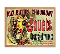 Artery8 Aux Buttes Chaumont Jouets French Ad Monica's Apartment Friends Art Print Framed Poster Wall Decor 12x16 inch