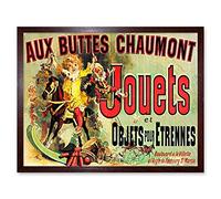 Artery8 Aux Buttes Chaumont Jouets French Ad Monica's Apartment Friends Art Print Framed Poster Wall Decor 12x16 inch