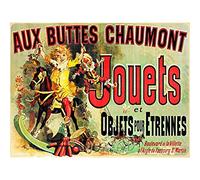 Artery8 Aux Buttes Chaumont Jouets French Ad Monica's Apartment Friends Premium Wall Art Canvas Print 18X24 Inch