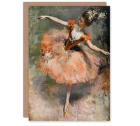 Artery8 Ballerina Arabesque Pose Edgar Degas Inspired Greeting Birthday Card Him Her All Blank