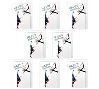 Artery8 Basketball Birthday Cards - Pack of 8 A6 Cards with Envelopes - Slam Dunk Sports Design - Perfect for Kids, Teens & Basketball Fans - Blank Inside for Personal Message