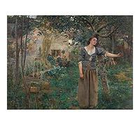 Artery8 Bastien-Lepage Joan Of Arc Painting Unframed Wall Art Print Poster Home Decor Premium
