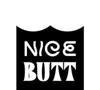 Artery8 Bathroom Wall Art Nice Butt Funny Toilet Sign Bathroom Decor Large Wall Art Poster Print Thick Paper 18X24 Inch