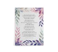 Artery8 Beatitudes Sermon Of The Mount Jesus Canvas Wall Art Print in Purple | Size: W12" x H16" Artery8 Purple W12" x H16"
