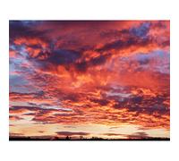 Artery8 Beautiful Sky Clouds Sunset Photo Large Wall Art Poster Print Thick Paper 18X24 Inch
