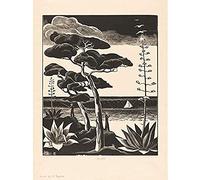 Artery8 Bernard Essers Coast At Saint-Raphael Bw Landscape Unframed Wall Art Print Poster Home Decor Premium