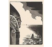 Artery8 Bernard Essers Statue Saint Nicholas Port Treboul Art Print Canvas Premium Wall Decor Poster Mural