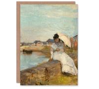 Artery8 Berthe Morisot Art Card Harbor at Lorient Painting Detail Artery8 Multicolor