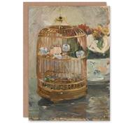 Artery8 Berthe Morisot Art Card The Bird Cage Still Life Painting Blank Greeting Card