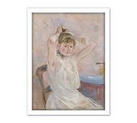 Artery8 Berthe Morisot The Bath Painting Artwork Framed Wall Art Print 18X24 Inch