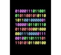 Artery8 Binary Geek and Proud Neon Nerd Humour Quote Art Print Canvas Premium Wall Decor Poster Mural