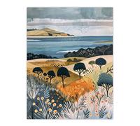 Artery8 Black Isle Cromarty Scottish Highlands Painting Living Room Extra Large XL Wall Art Poster Print