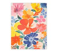 Artery8 Blooming Marvelous By Sofia Francis Geranium Flowers Artwork Colourful Bright & Happy Painting Unframed Wall Art Print Poster Home Decor Artery8 Multicolor W12" x H16"