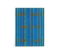 Artery8 Blue Abstract Geometric Pattern Canvas Wall Art Print Korin | Size: W18" x H24" Artery8 Blue W18" x H24"