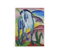 Artery8 Blue Horse I Expressionist Franz Marc Vintage Canvas Wall Art | Size: W18" x H24" Artery8 Multicolor W18" x H24"