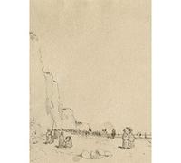Artery8 Bonington Ramsgate Looking Toward Broadstairs 1824 Painting Large Wall Art Poster Print Thick Paper 18X24 Inch