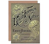 Artery8 Book Cover Kunstformen Der Natur Art In Nature Haeckel Fine Art Greeting Card Plus Envelope Blank Inside