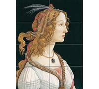 Artery8 Botticelli Idealized Portrait Of A Lady As Nymph XL Giant Panel Poster (8 Sections)