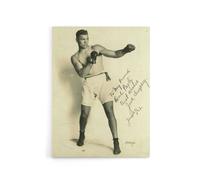 Artery8 Boxer Mauler Jack Dempsey Canvas Wall Art Print in Beige | Size: W24" x H32" Artery8 Beige W24" x H32"