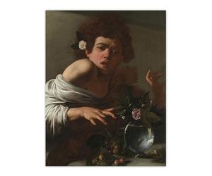 Artery8 Boy Bitten By A Lizard Allegory By Caravaggio Wall Art Print 12X16 : Powerful martyrdom depiction filled with drama suitable for hallway study or contemplative living room