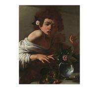 Artery8 Boy Bitten By A Lizard Allegory Caravaggio Wall Art Poster Print | Size: W18" x H24" Artery8 Multicolor W18" x H24"