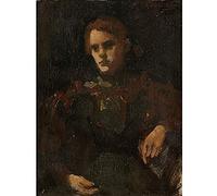 Artery8 Breitner Study After The Model Painting Unframed Wall Art Print Poster Home Decor Premium