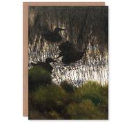 Artery8 Bruno Liljefors Art Card Wild Ducks in Marshland Reeds Artery8 Multicolor