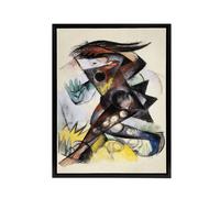 Artery8 Caliban Figurine for The Tempest Marc Vintage Framed Canvas Wall Art | Size: W24" x H32" Artery8 Multicolor W24" x H32"