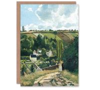 Artery8 Camille Pissarro Art Card Jalais Hill Pontoise Landscape in Green Artery8 Green